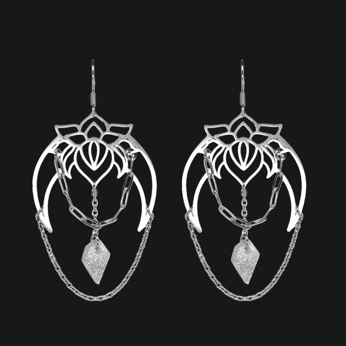 MURSKA lotus moon korvakorut