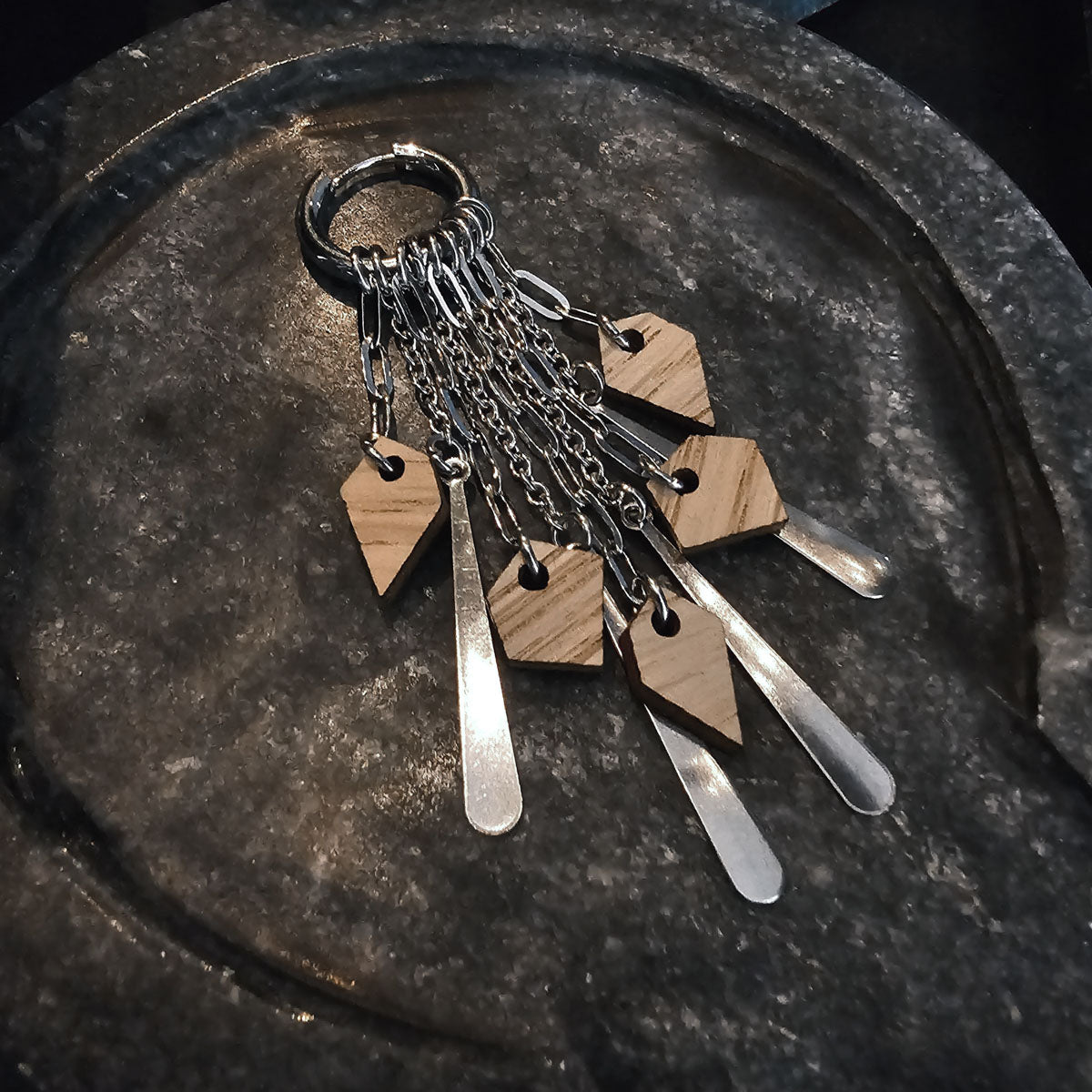 MURSKA oaked chains korvakorut