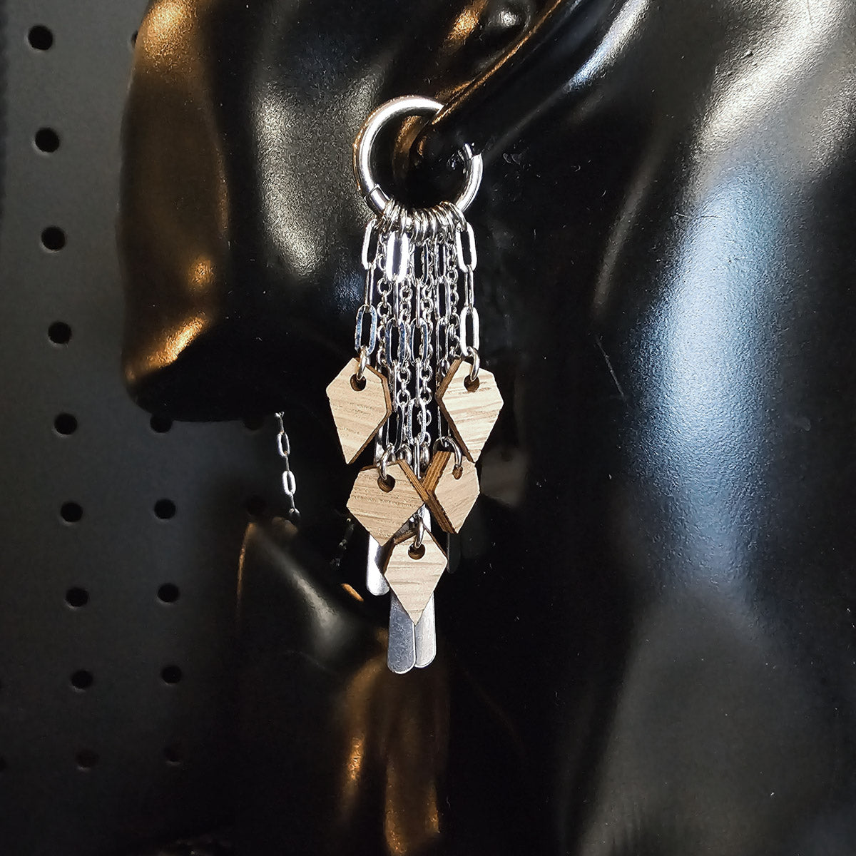 MURSKA oaked chains korvakorut