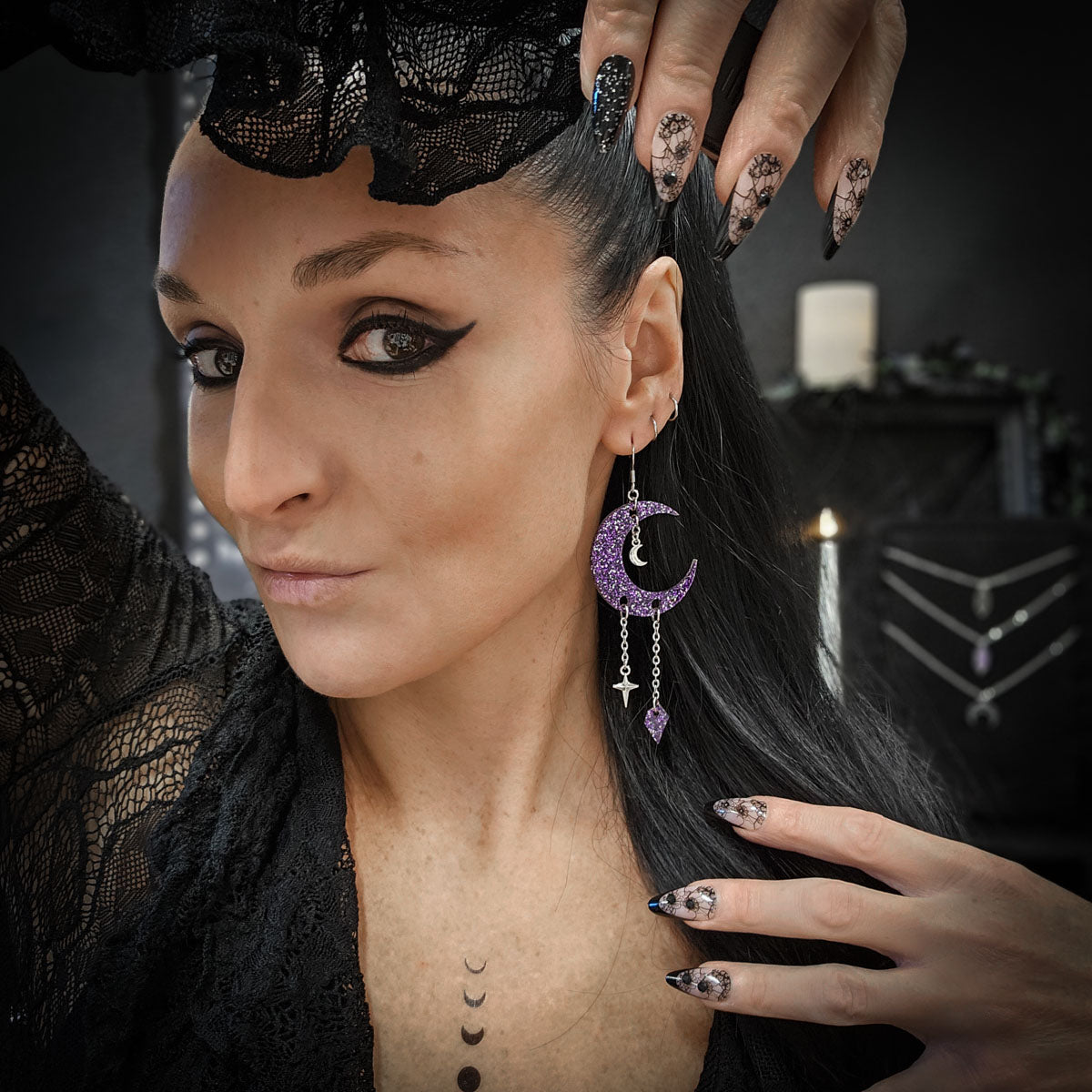 MURSKA mystic moon korvakorut