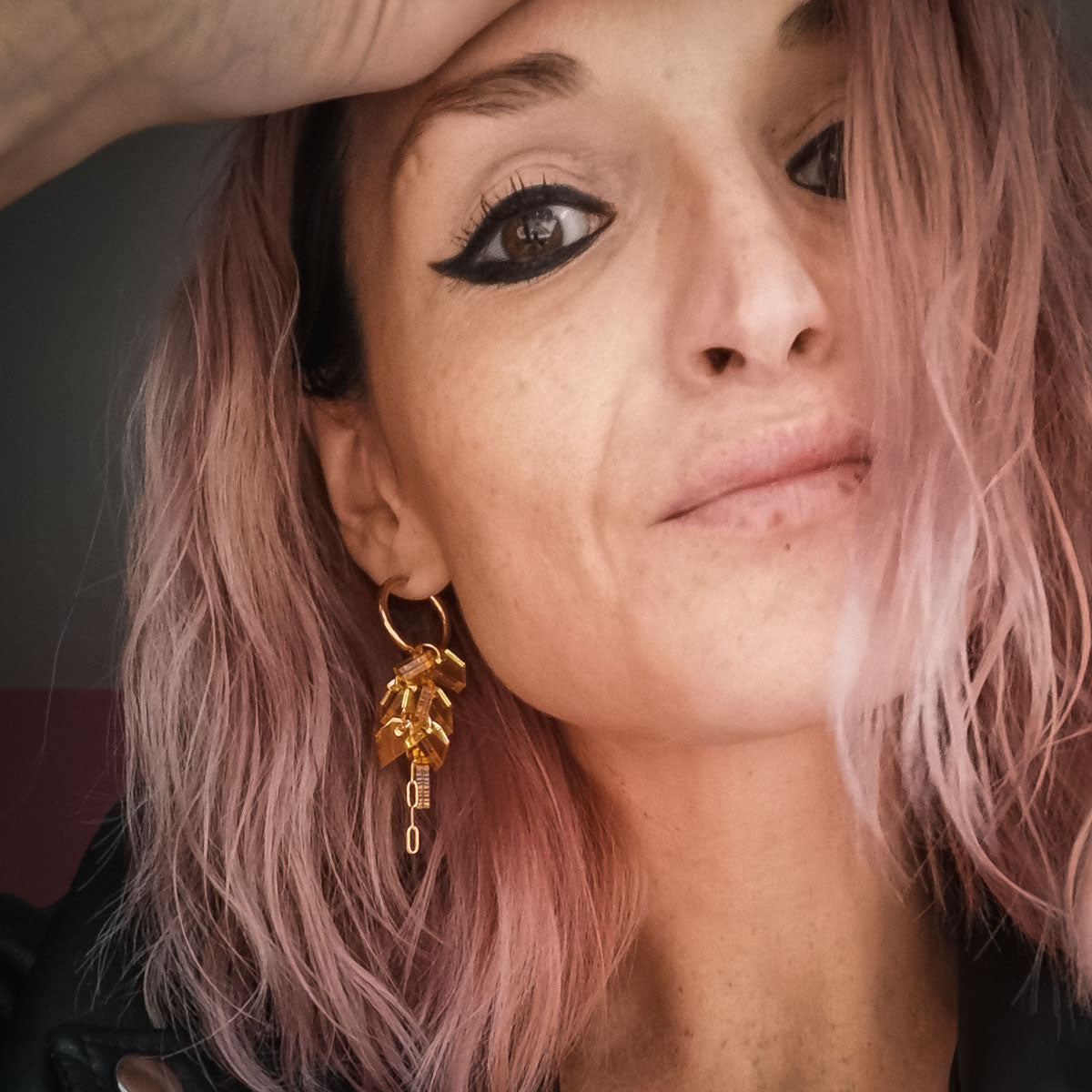 Murska Drop gold mirror special korvakorut