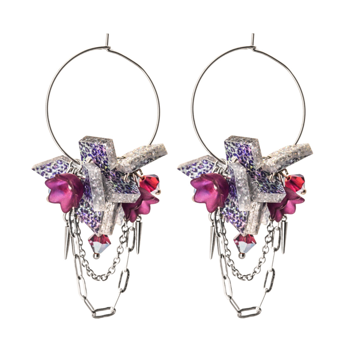 MURSKA flowers crazy leopard korvakorut