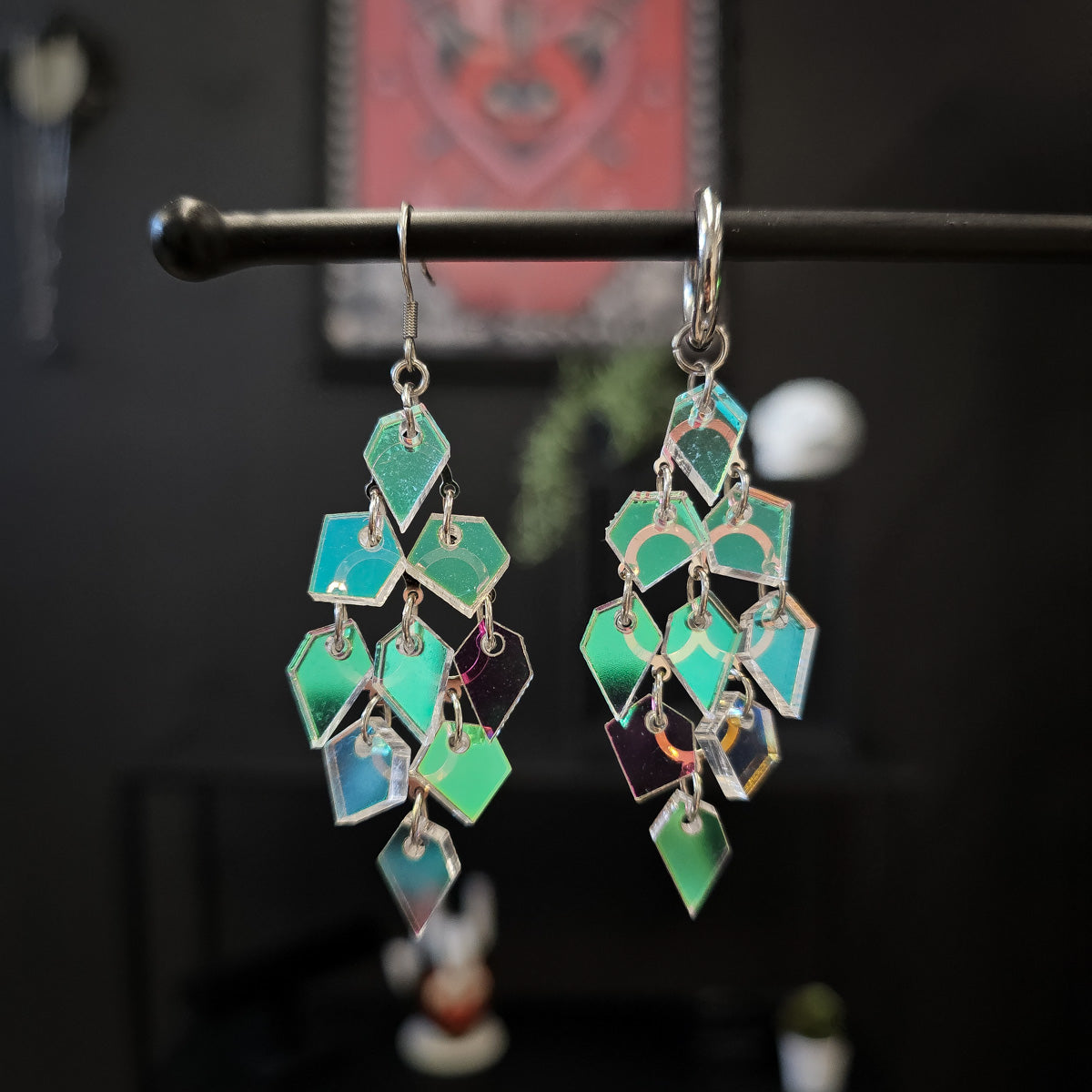 MURSKA aurora rainbow korvakorut