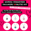 MURSKA Voimasydän kaulakoru 💓Valitse kivi