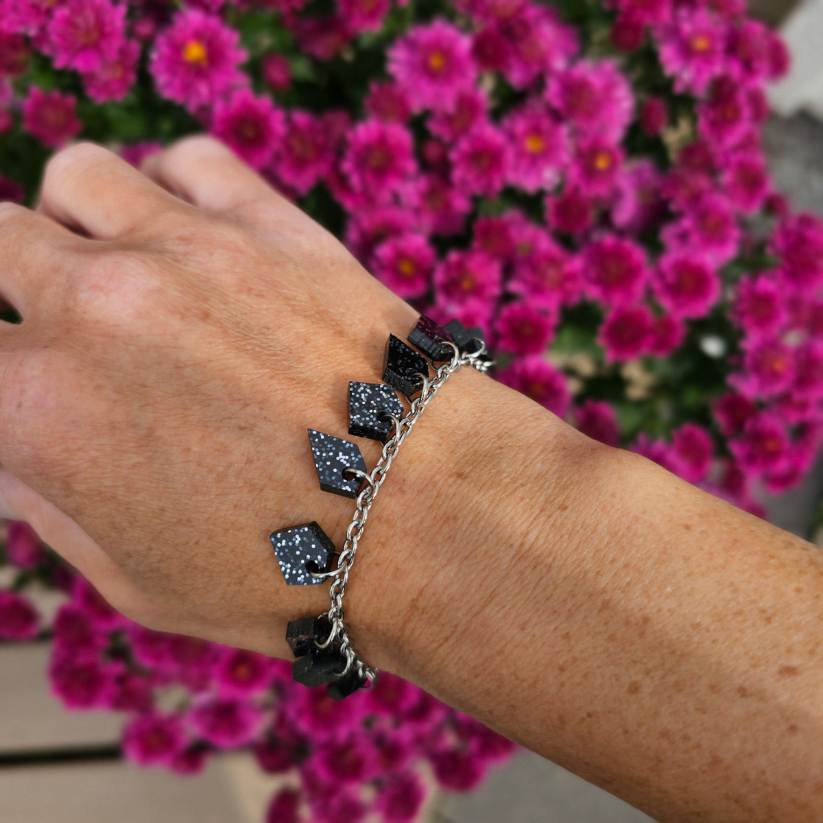 MURSKA black glitter rannekoru