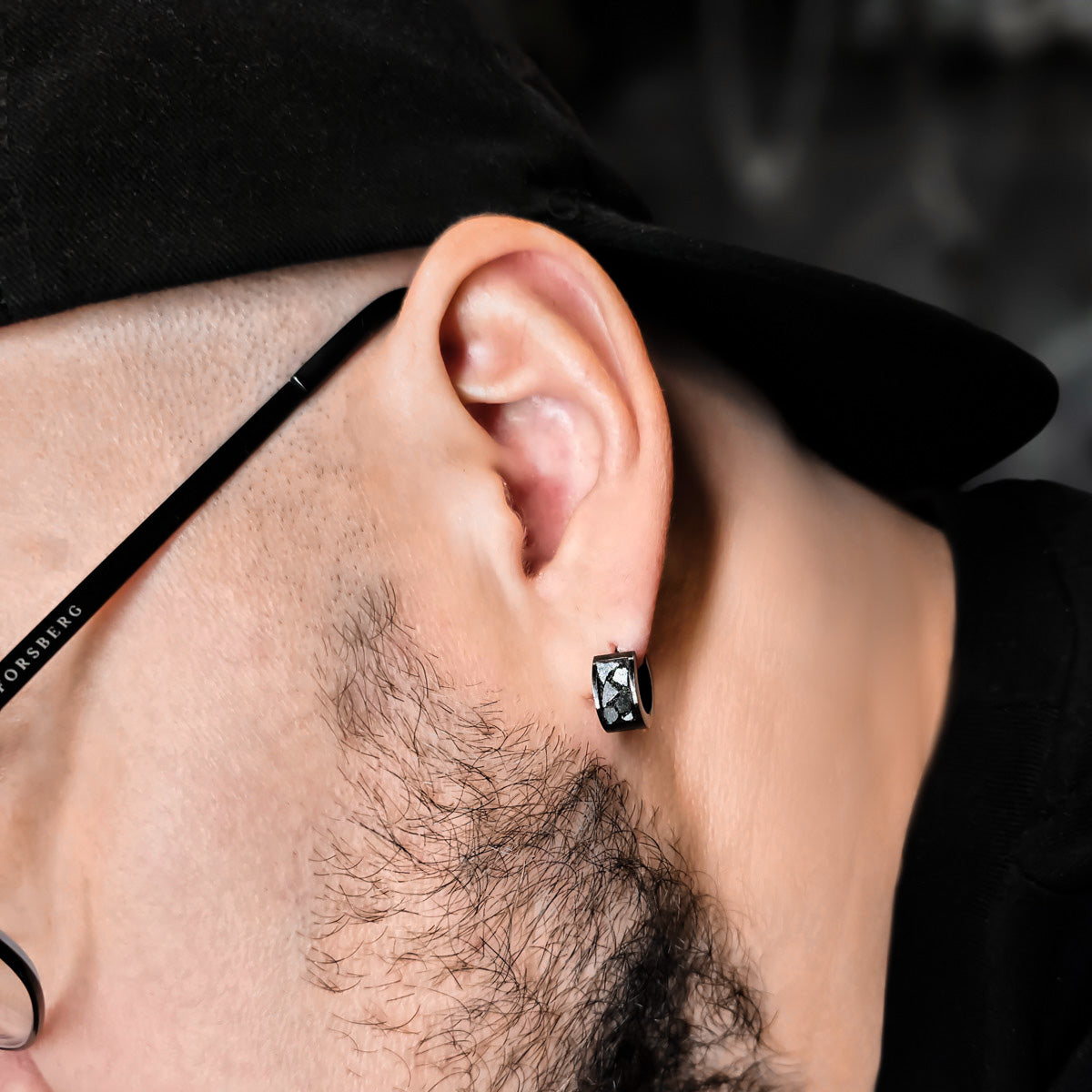 MURSKA black rengas korvakorut