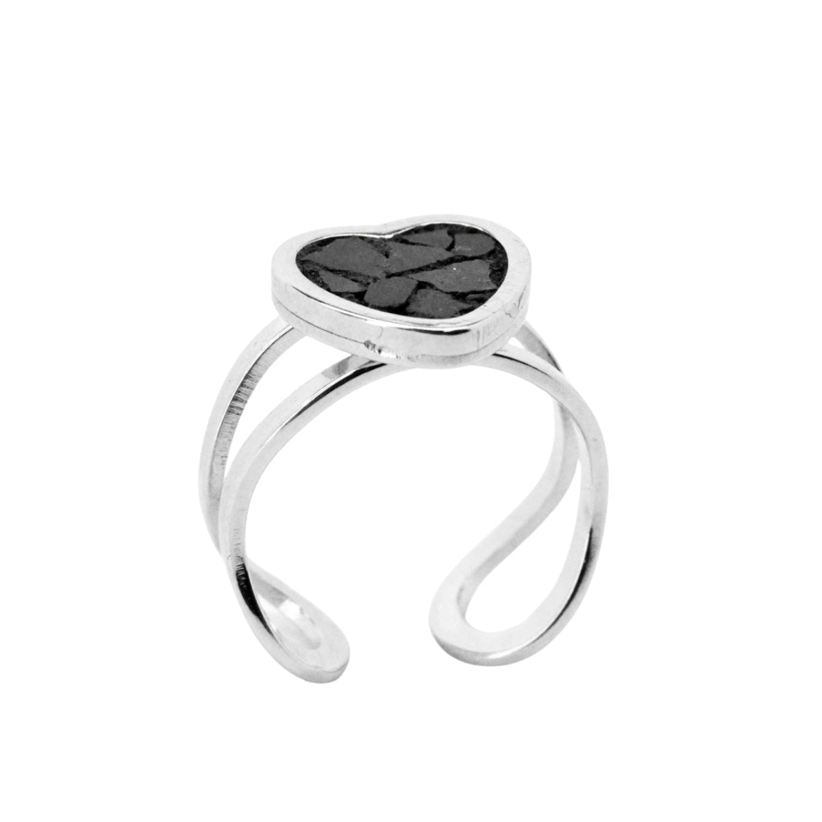 MURSKA Voimasydän kivi terässormus